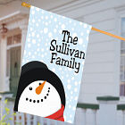 Personalized Let It Snow House Flag 83025412L